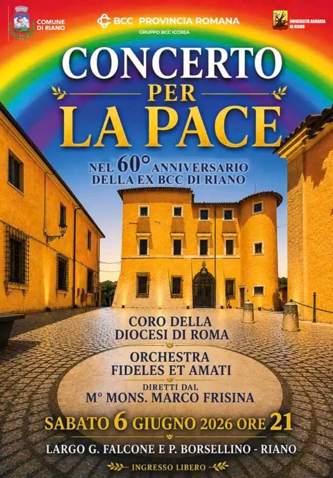 Concert for Peace in Riano Concerto per la Pace a Riano